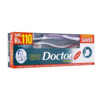 Doctor Floride Toothpaste – 180gm Double Saver Pack.