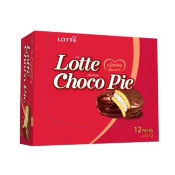 Lotte Pie Chocolate Biscuits 12Pack