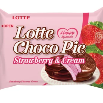 Lotte Choco Pie Strawberry Biscuits