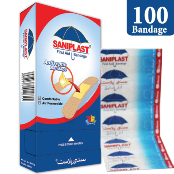 Saniplast First Aid Bandage (100 Strips)