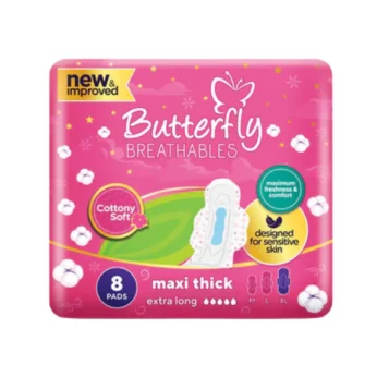 Butterfly Breathables 8pads pink