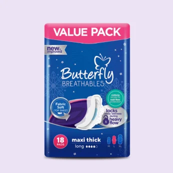 Butterfly Breathables 18pads