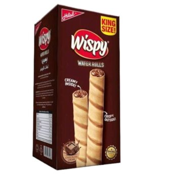 Wispy wafer rolls chocolate king size