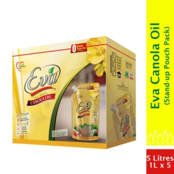 Eva Canola Oil 5Ltr Standing Pouch