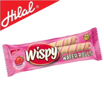 Hilal – Wispy Wafer Rolls – Strawberry – Rs10