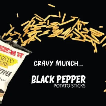 Munch IT – Potato Sticks – Black Pepper – Rs20