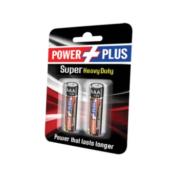 Power Plus – Super Heavy Duty – AAA 1.5V – Pack of 2