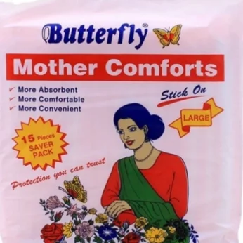 Butterfly Mother Comforts Extra Large – 15Pcs