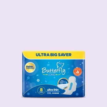 Butterfly Long Ultra Big Saver Sanitary Pads XXL – 8 Pcs