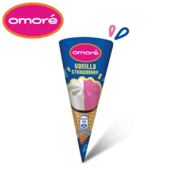 OMORE – Vanilla Strawberry Cone – Rs70