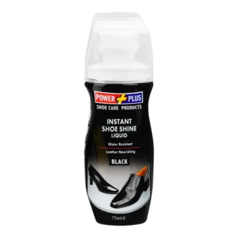 POWER PLUS – Black Shoe Polish Liquid – 75ml