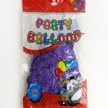 Party – Theme Balloons – 100Pcs – Purple