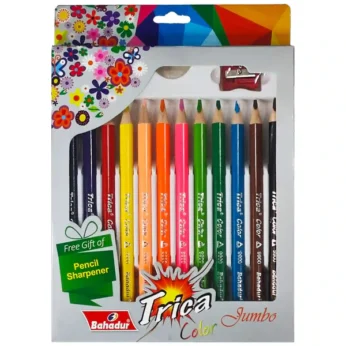 BAHADUR – TRICA – 24 Bicolour Pencils – JUMBO