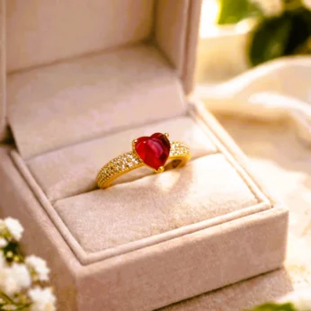 Gold Plated Zircone Ring