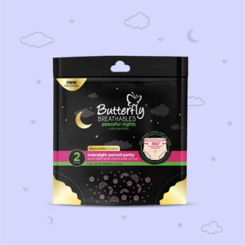 Butterfly – Breathables Peaceful Nights Cottony Period Pants L-XL